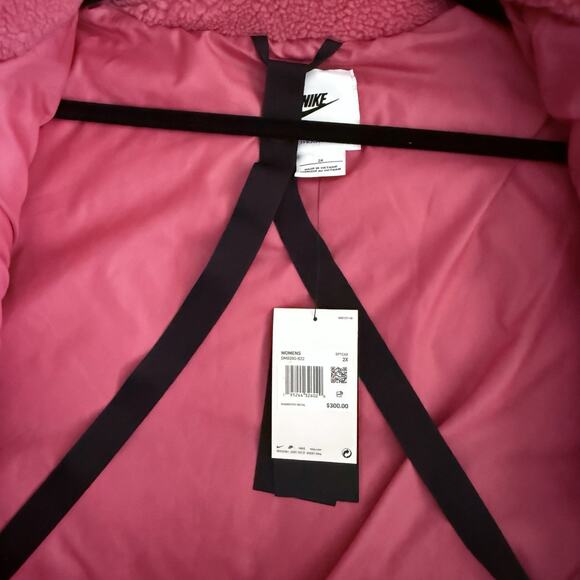 New Nike Therma-Fit Series Down Fill Fluffy Jacket Pink Size 2X DM9260-622 - Picture 5 of 7